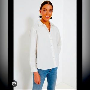 Tuckernuck Pomander Place Jade Pleated Button Down